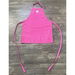 Starbucks Barista Core Pink Apron Cafe Chic Workwear Aesthetic Coffee